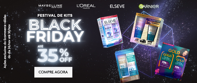 Banner Carrossel Mobile LOREAL DPGP Black Friday 24 a 30.11